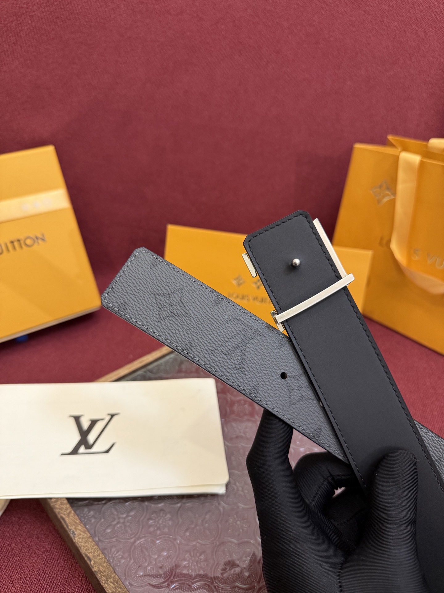 AAAA quality belt, 4.0cm wide, without box, LB60 287 288 - qinlai888