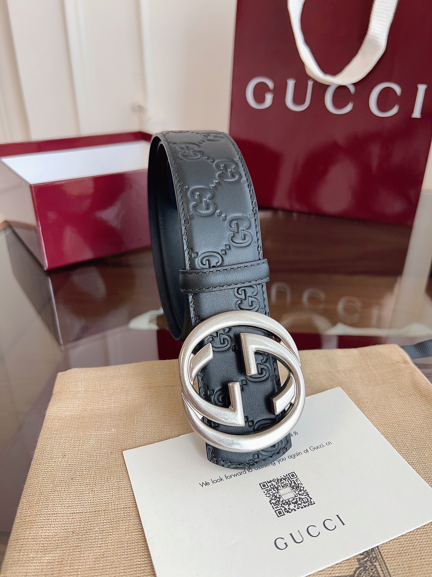 AAAA quality belt, 4.0cm wide, without box, GB60 365 - qinlai888