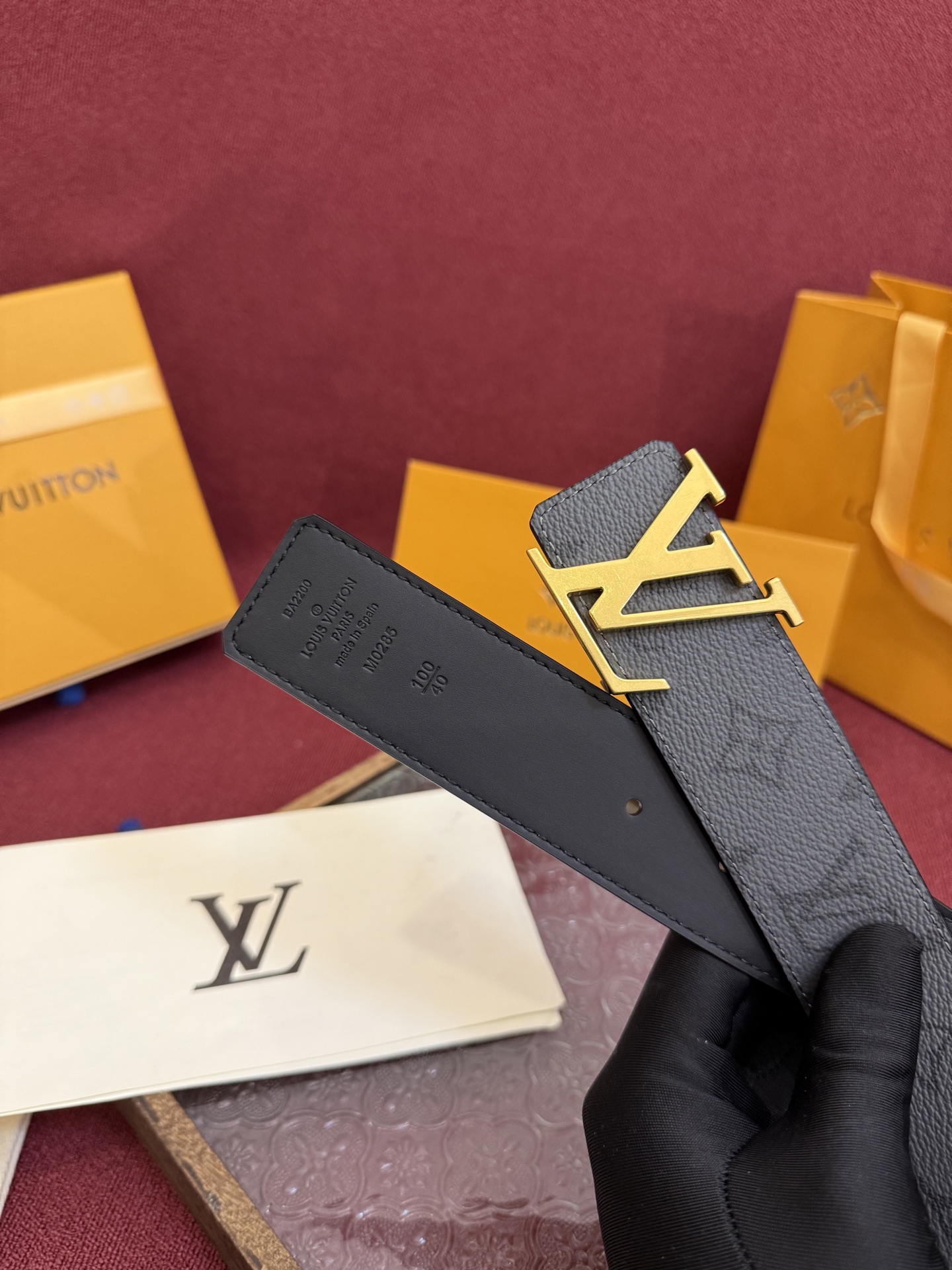 AAAA quality belt, 4.0cm wide, without box, LB60 287 288 - qinlai888