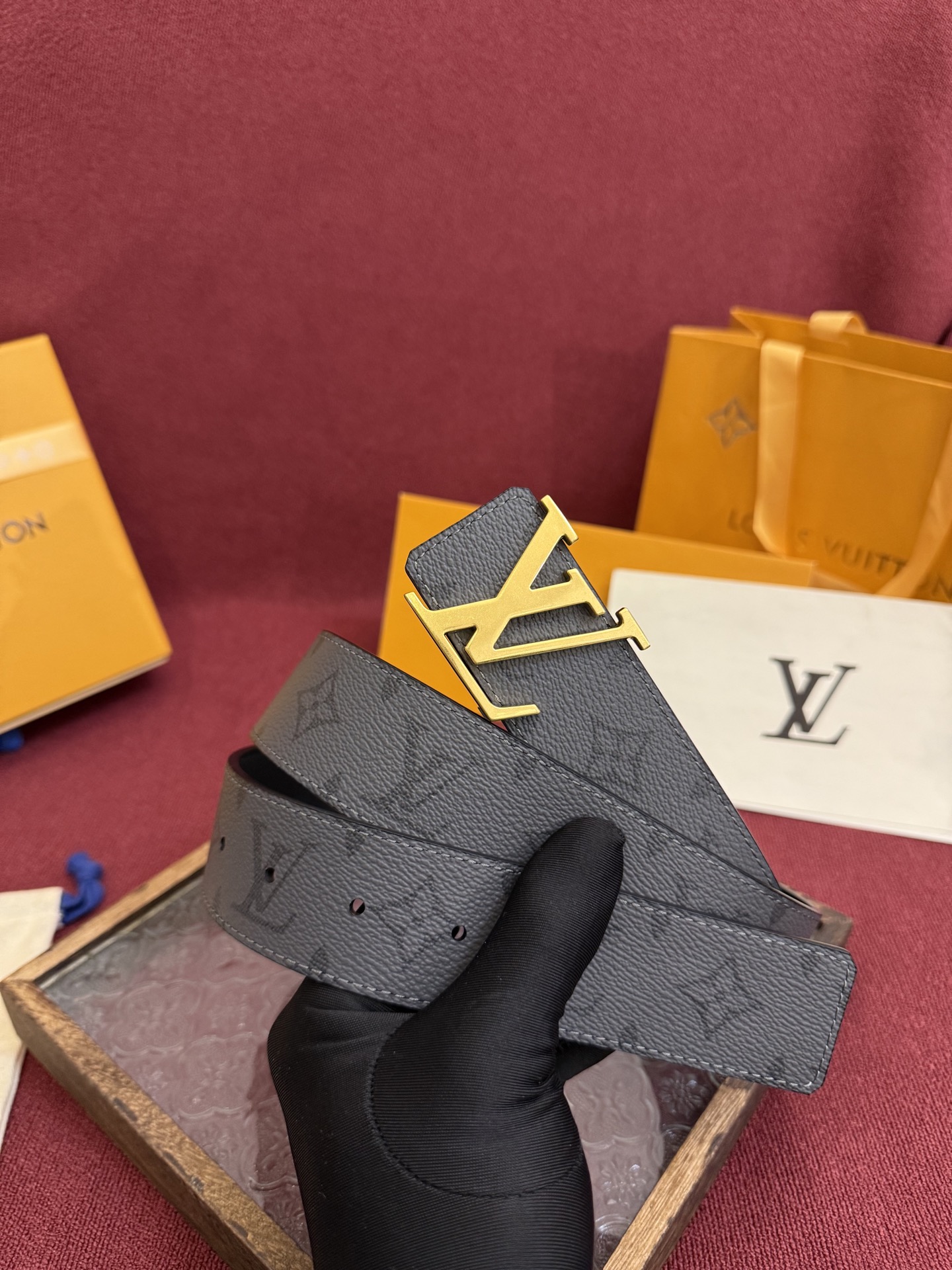 AAAA quality belt, 4.0cm wide, without box, LB60 287 288 - qinlai888