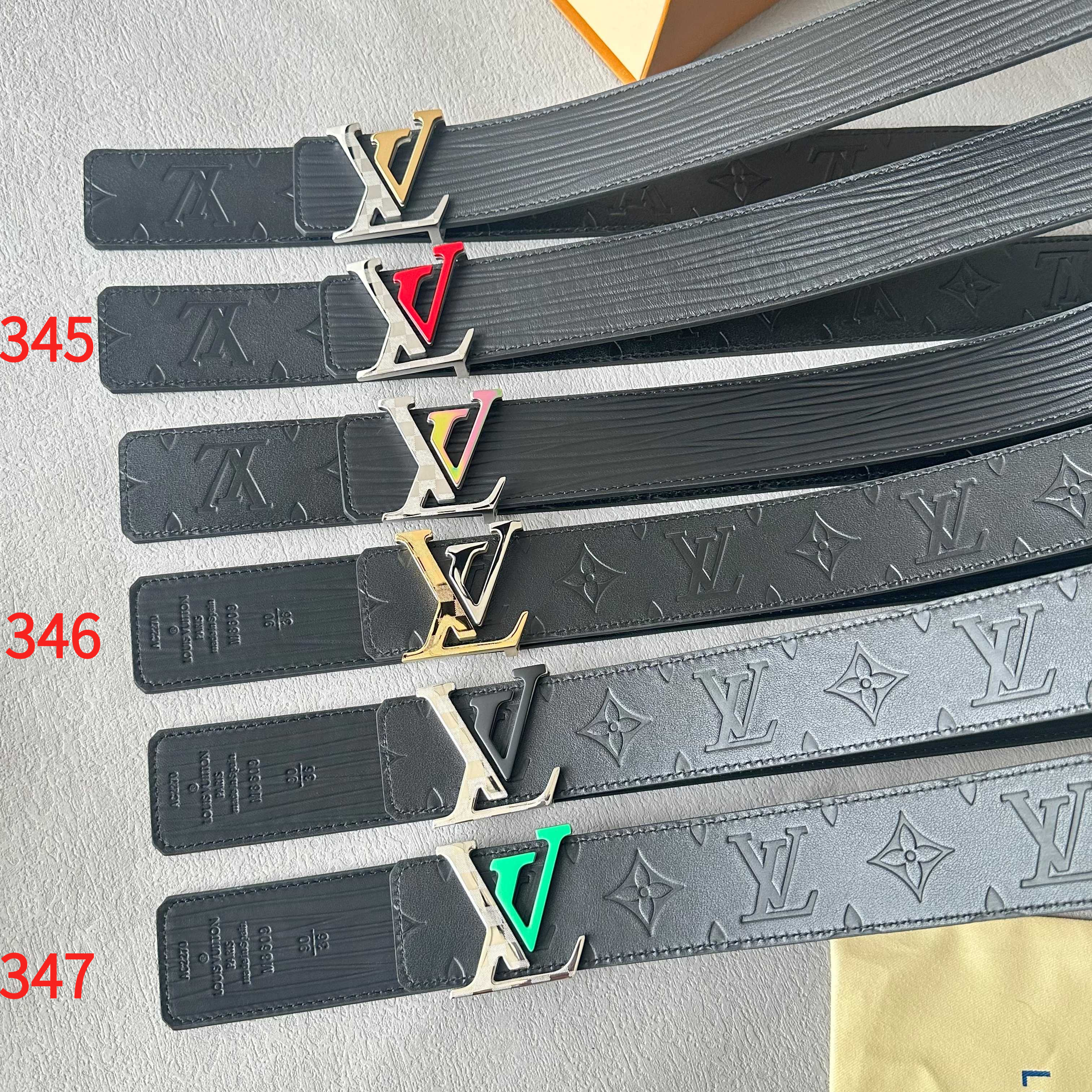 AAAA quality belt, 4.0cm wide, without box, LB60 342 343 344 345 346 347 - qinlai888