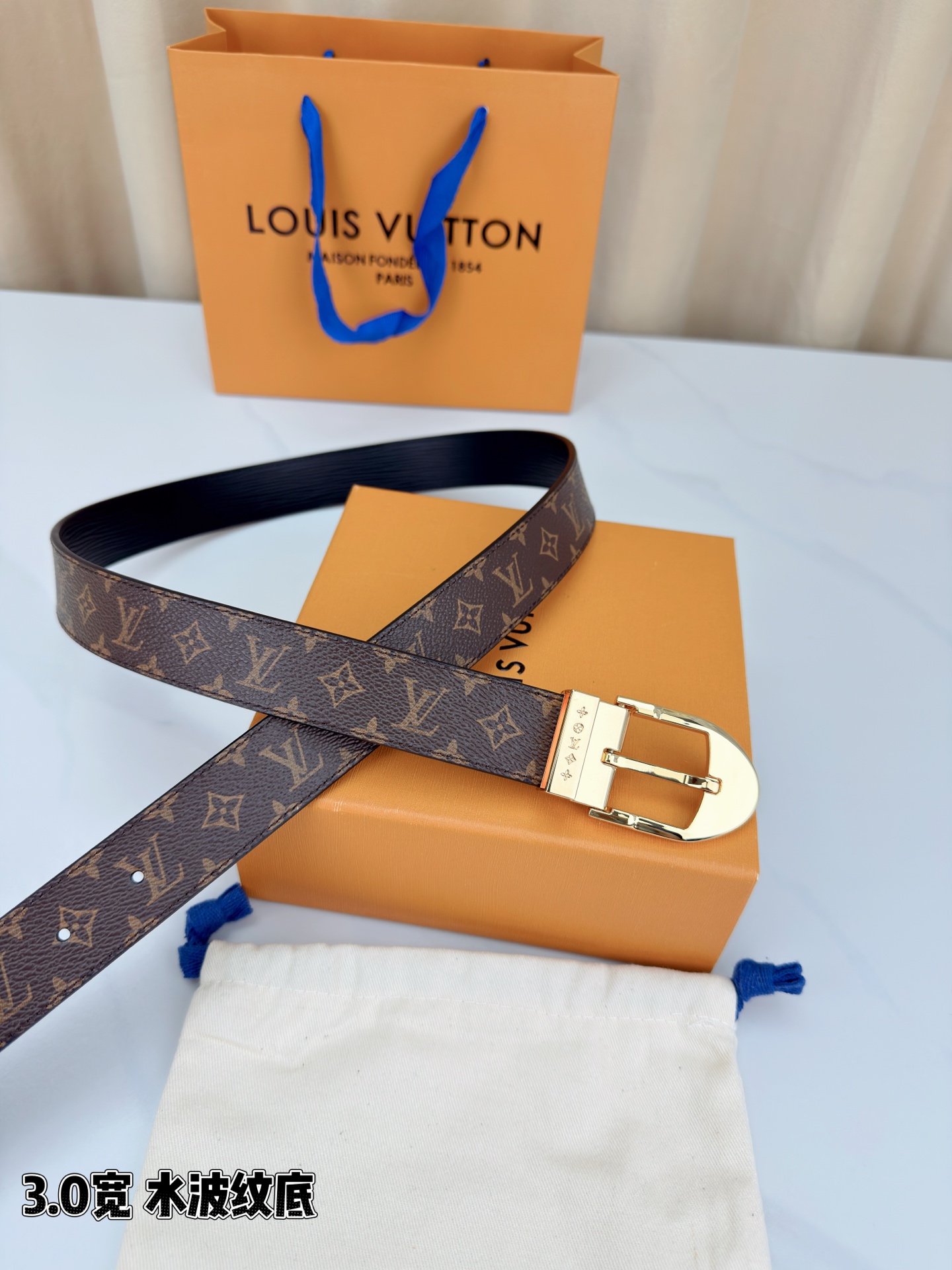 AAAA quality belt,3.0cm wide, without box, LB59 317 318 319 - qinlai888