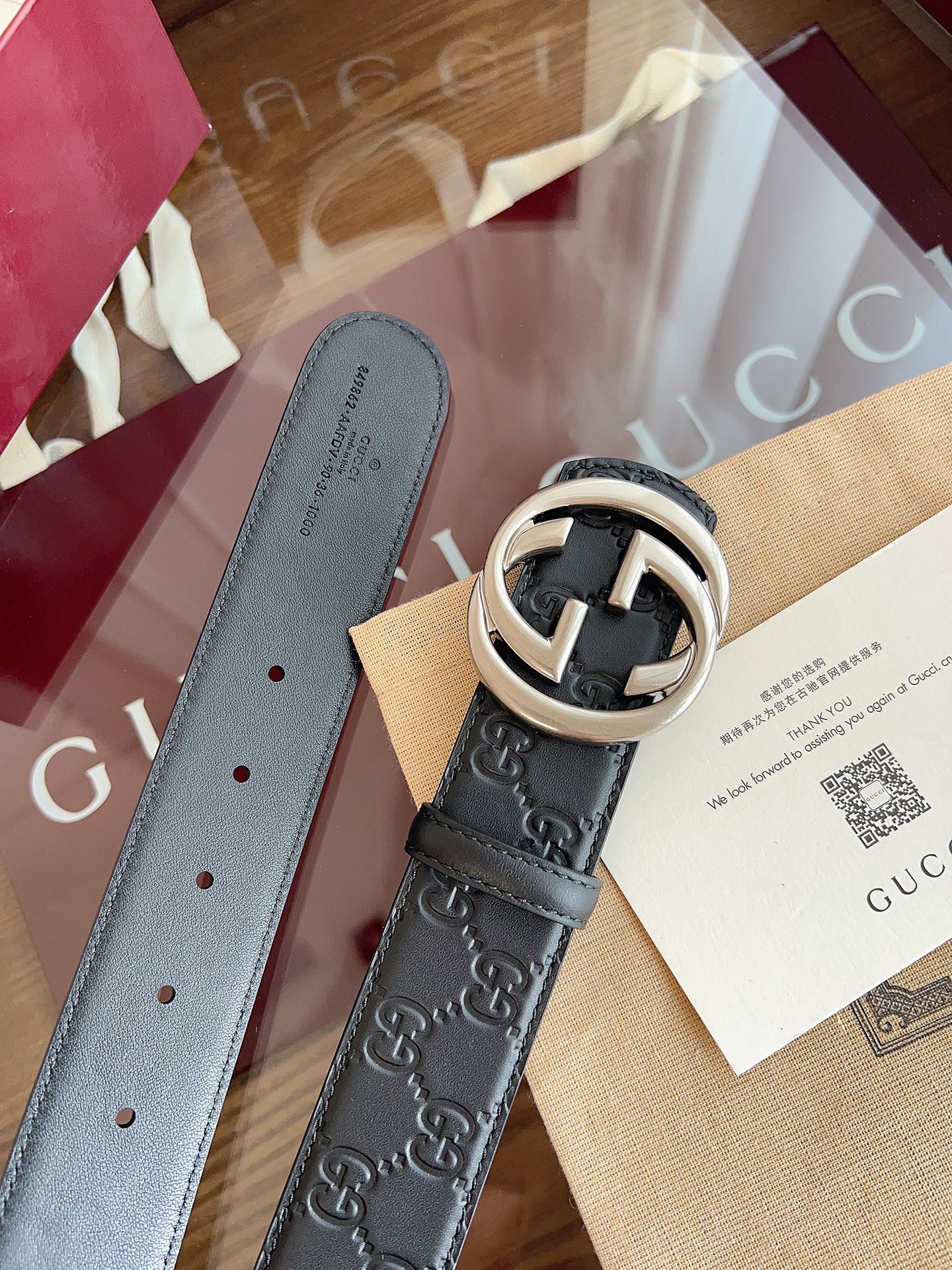 AAAA quality belt, 4.0cm wide, without box, GB60 365 - qinlai888