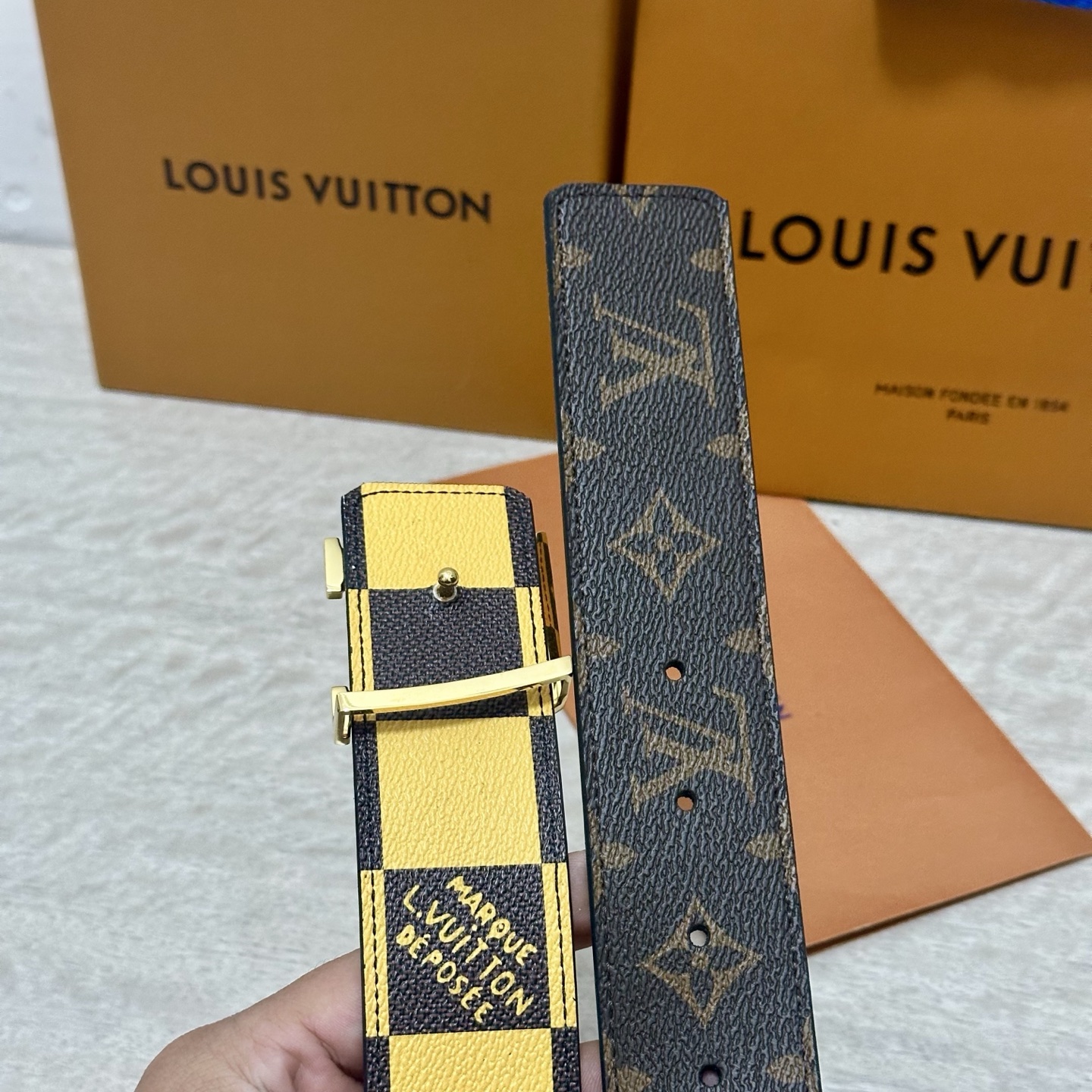 AAAA quality belt, 4.0cm wide, without box, LB60 375 376 377 378 379 - qinlai888