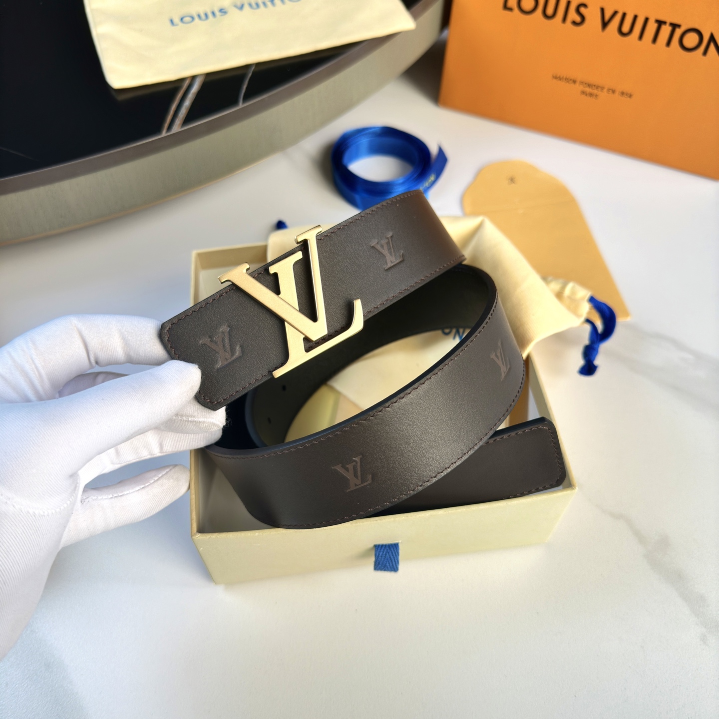 AAAA quality belt, 4.0cm wide, without box, LB60 361 362 363 364 - qinlai888