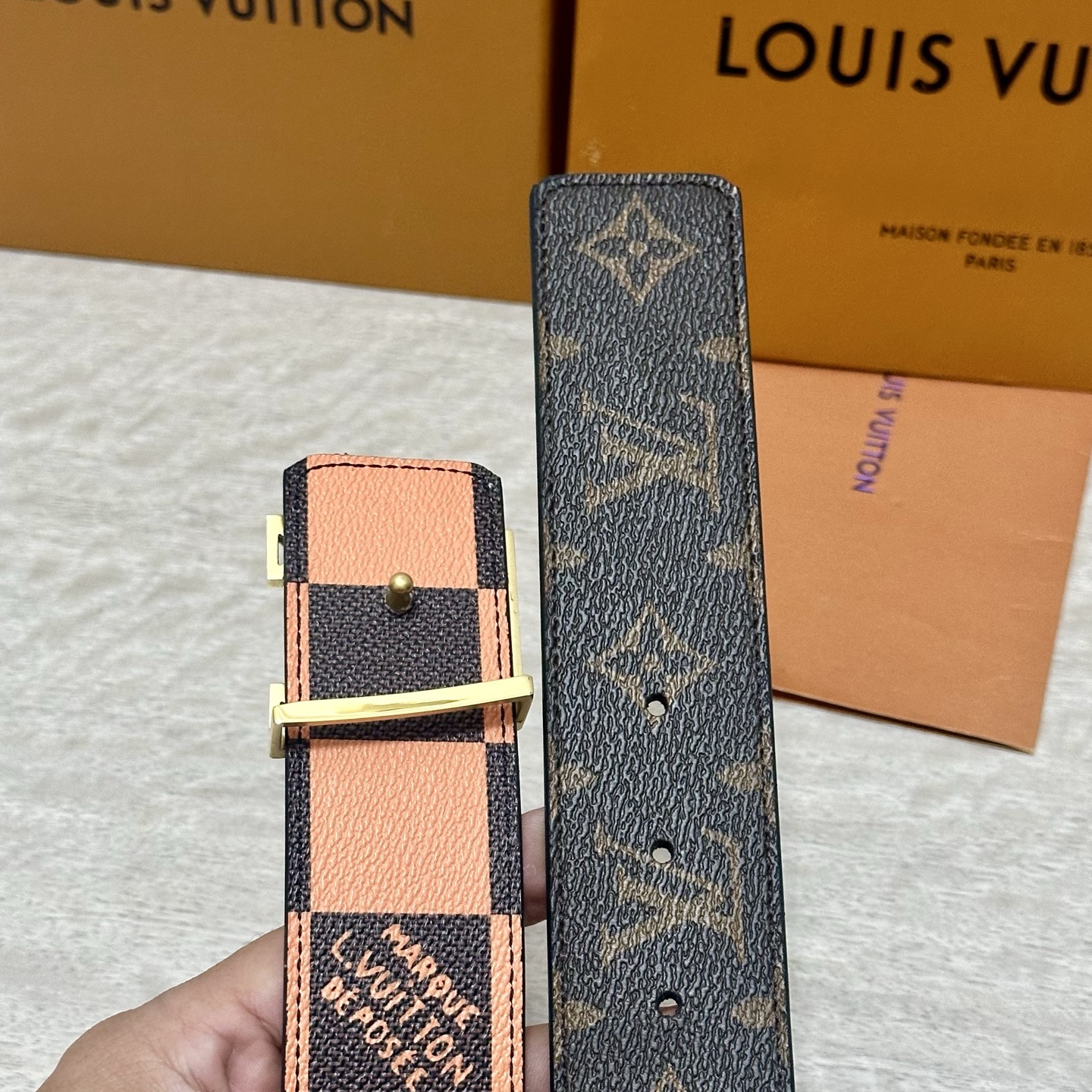 AAAA quality belt, 4.0cm wide, without box, LB60 375 376 377 378 379 - qinlai888