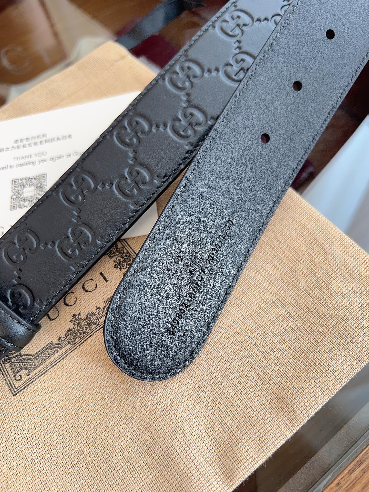 AAAA quality belt, 4.0cm wide, without box, GB60 365 - qinlai888