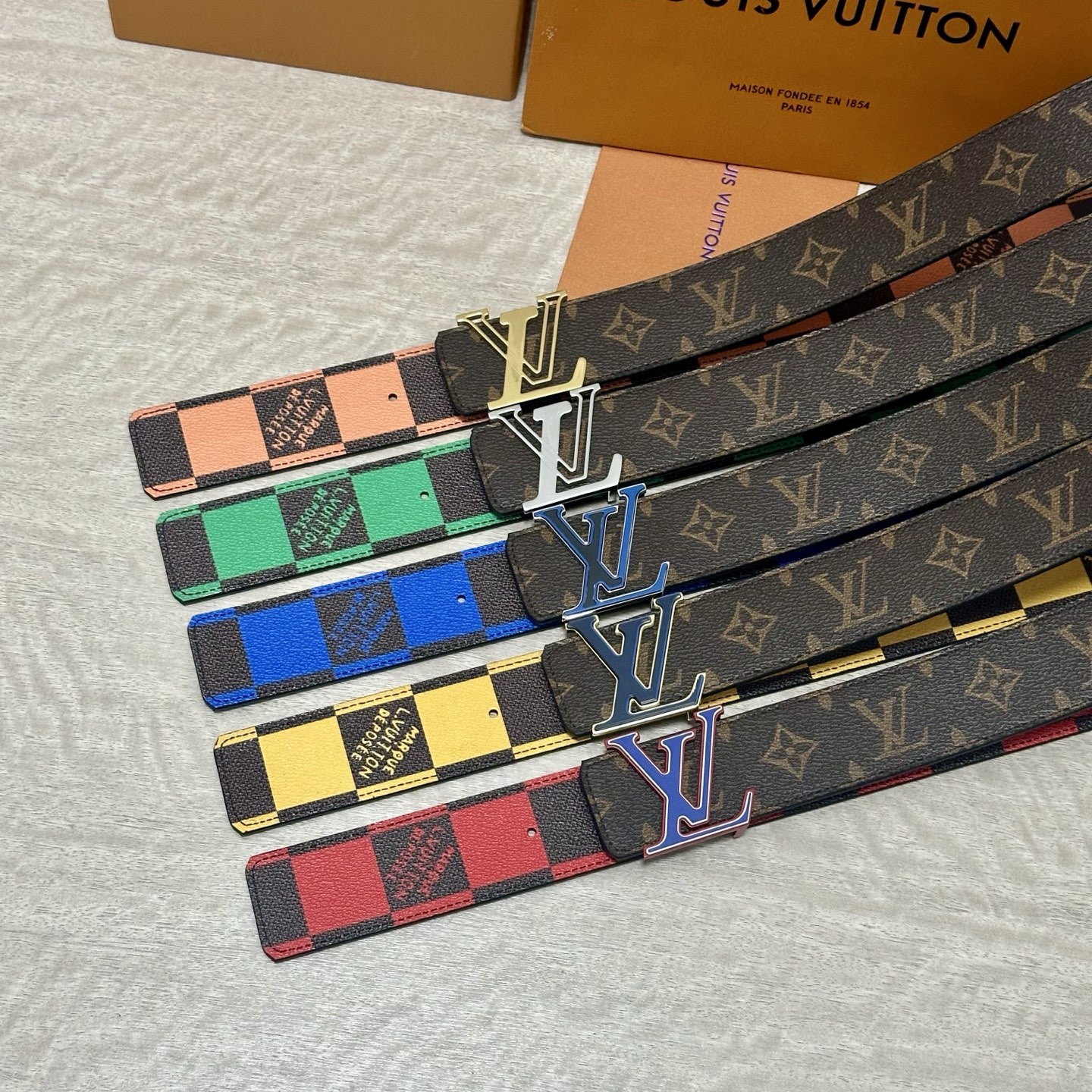 AAAA quality belt, 4.0cm wide, without box, LB60 375 376 377 378 379 - qinlai888