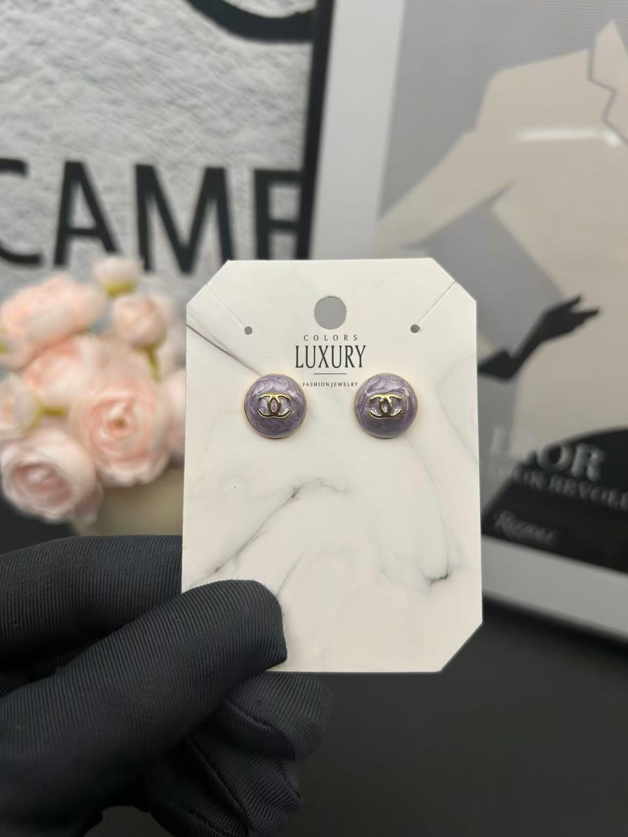 Earring jewelry, no box, JC19 4551 4552 - qinlai888