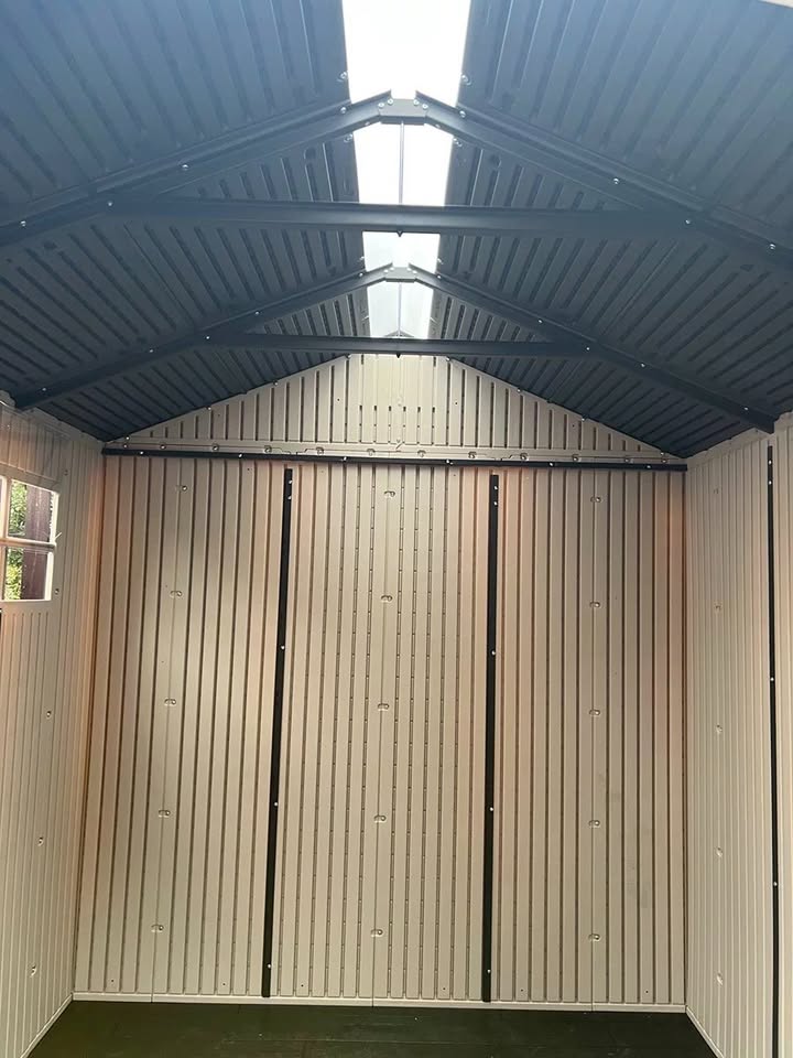 Lifetime 7x7 ft outdoor storage shed