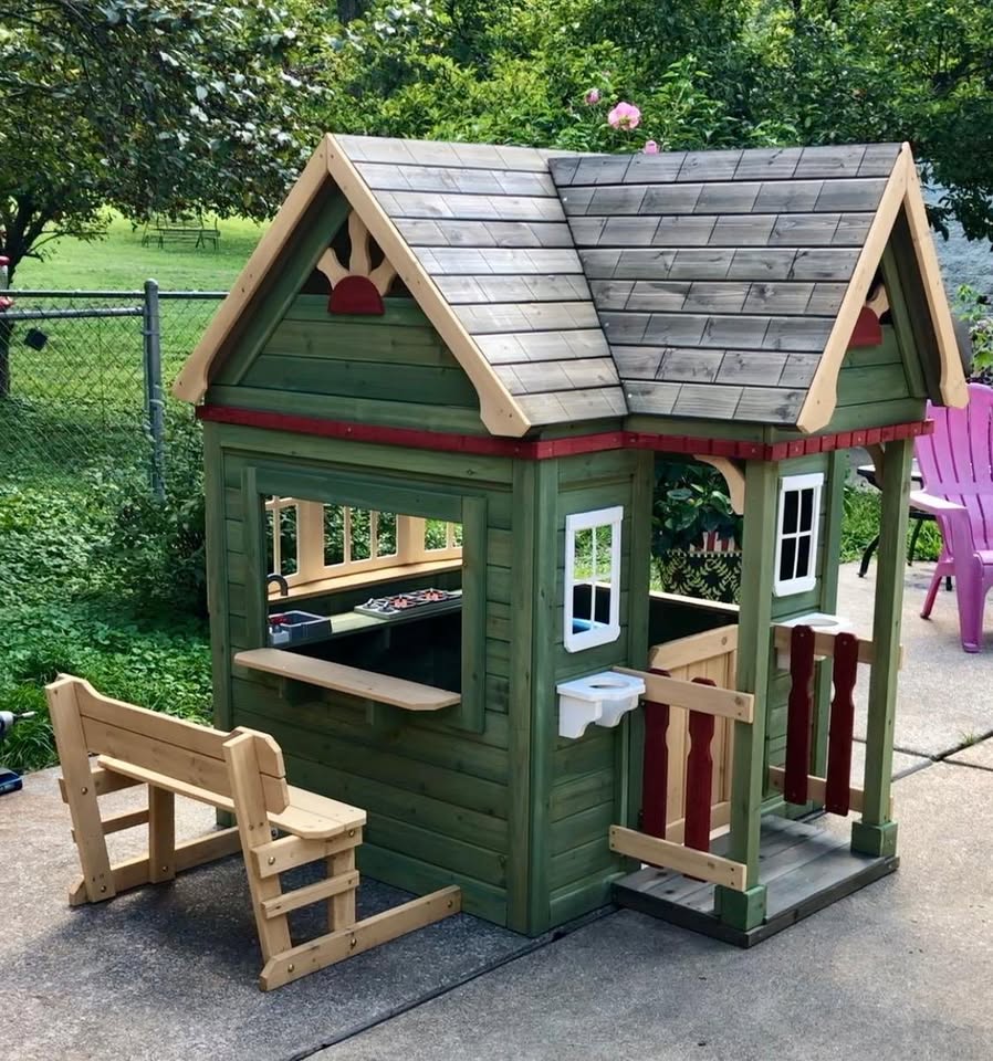 Victorian Inn's all-cedar outdoor playhouse