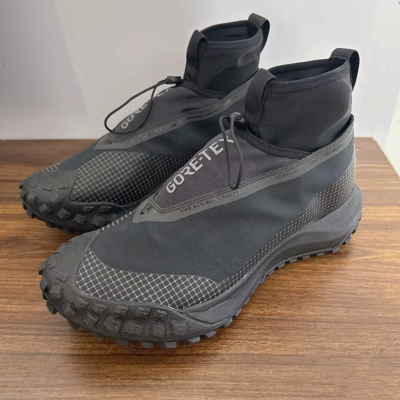 High top shoes ACG outdoor shoes hiking shoes anti slip waterproof shoes upstream shoes solid color off-road shoes