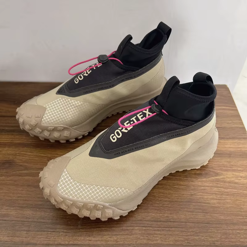 High top shoes ACG outdoor shoes hiking shoes anti slip waterproof shoes upstream shoes solid color off-road shoes