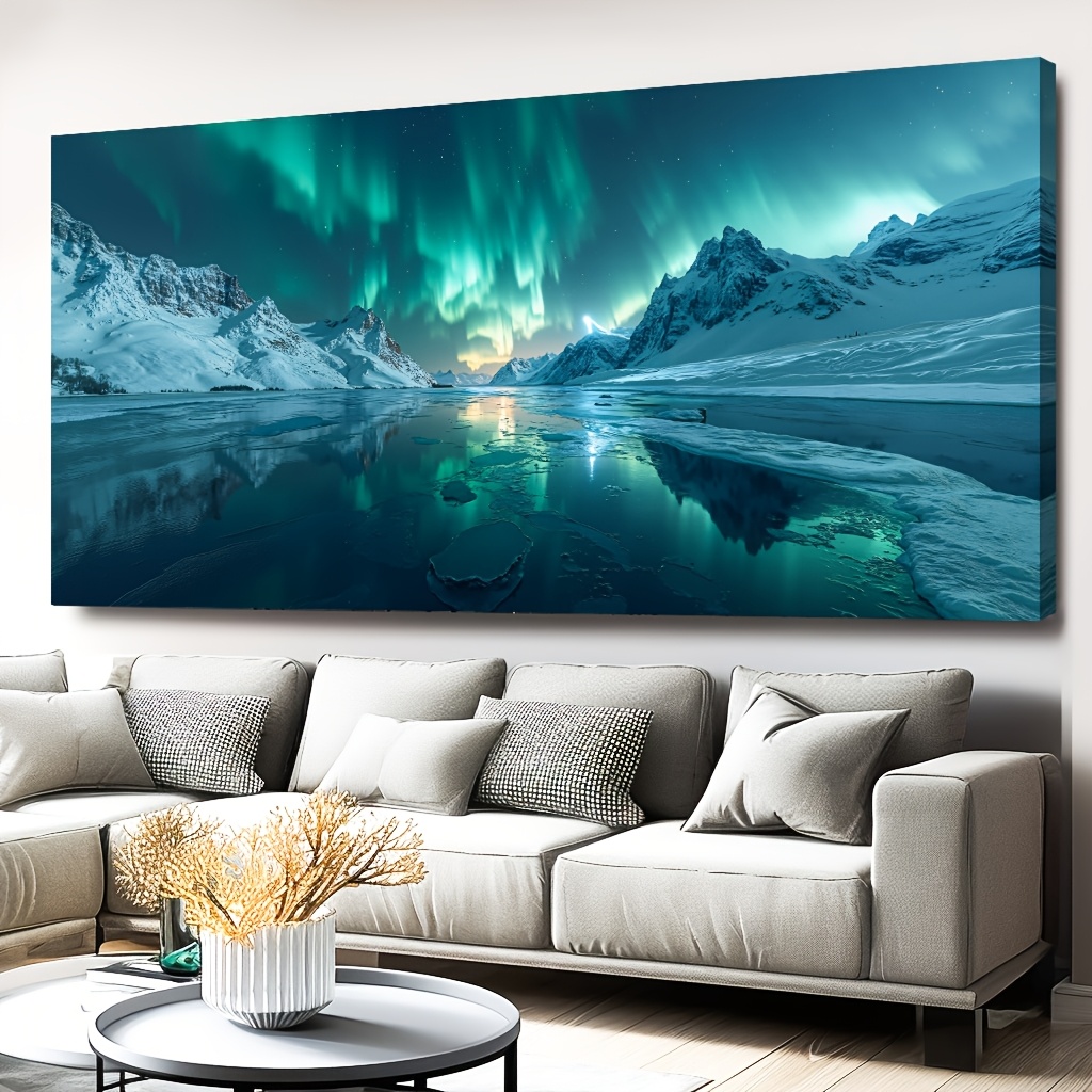 Canvas Print Posters Landscape Art Canvas Wall Art Paintings, Artwork Wall Painting For Living Room Bedroom Bathroom Office Hallway Kitchen Wall Decors Large Wall Art - Framed