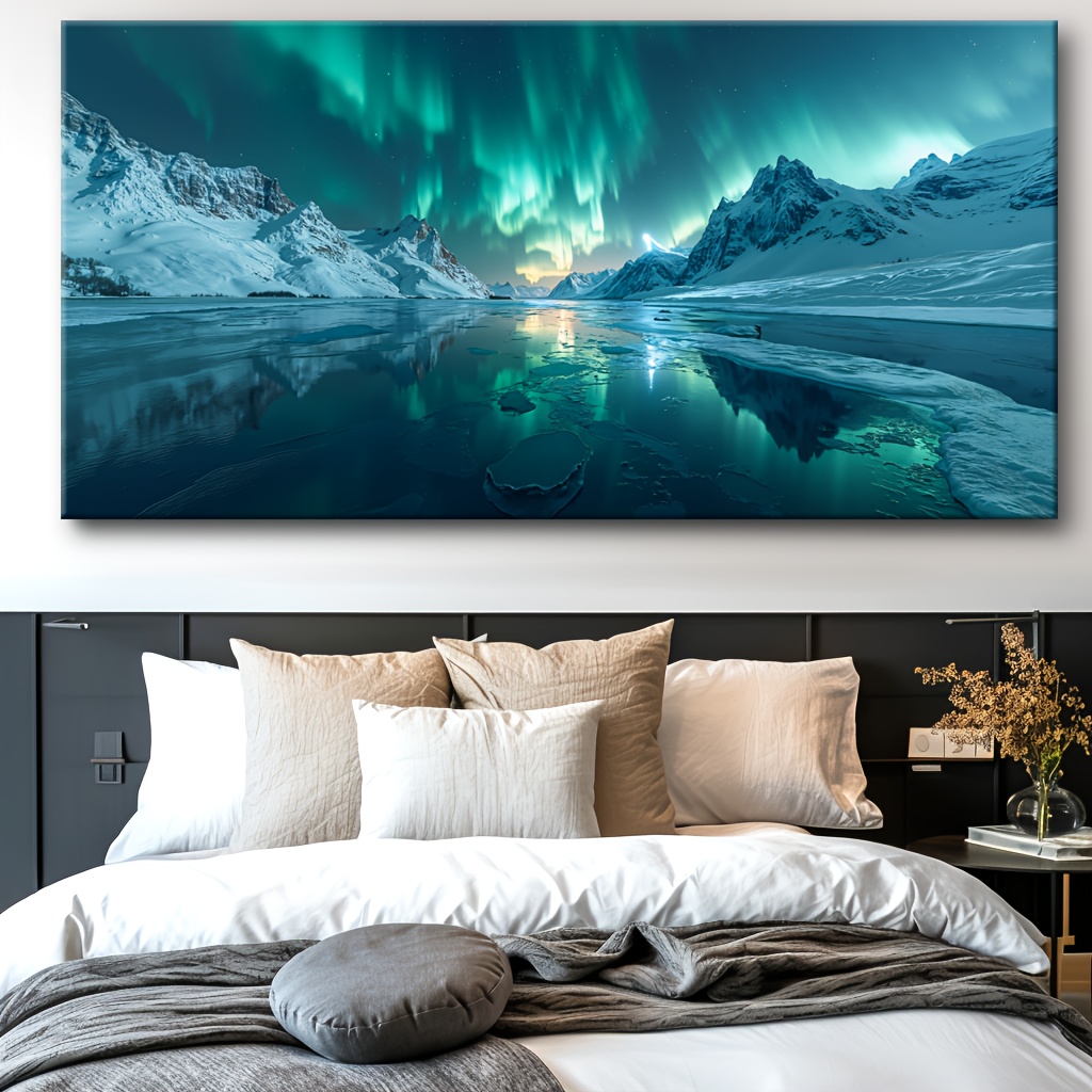 Canvas Print Posters Landscape Art Canvas Wall Art Paintings, Artwork Wall Painting For Living Room Bedroom Bathroom Office Hallway Kitchen Wall Decors Large Wall Art - Framed