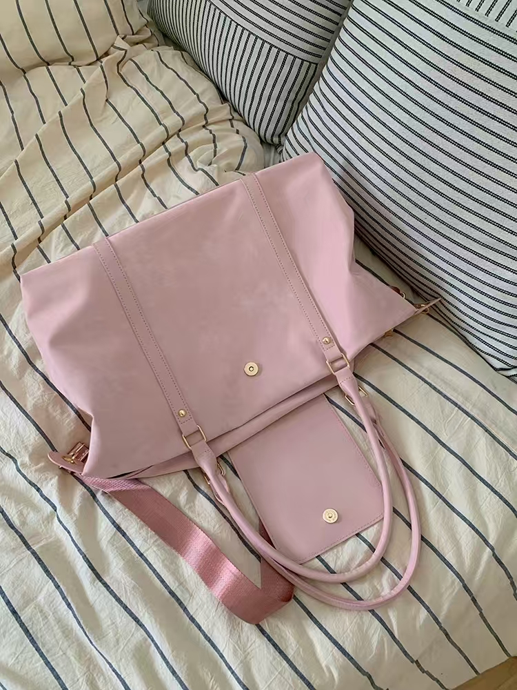 Large capacity travel bag for women, short-distance handbag for business travel, luggage storage bag for fitness, outdoor travel lightweight bag, luggage bag