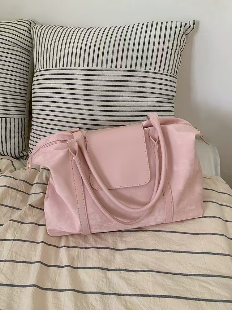 Large capacity travel bag for women, short-distance handbag for business travel, luggage storage bag for fitness, outdoor travel lightweight bag, luggage bag