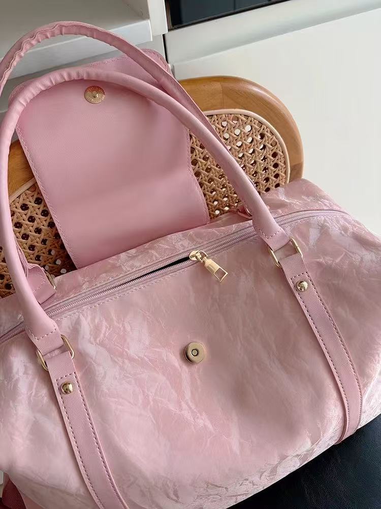 Large-capacity short-distance hand-held travel bag for women, 2025 new model, business trip lightweight luggage bag, fitness bag, storage bag