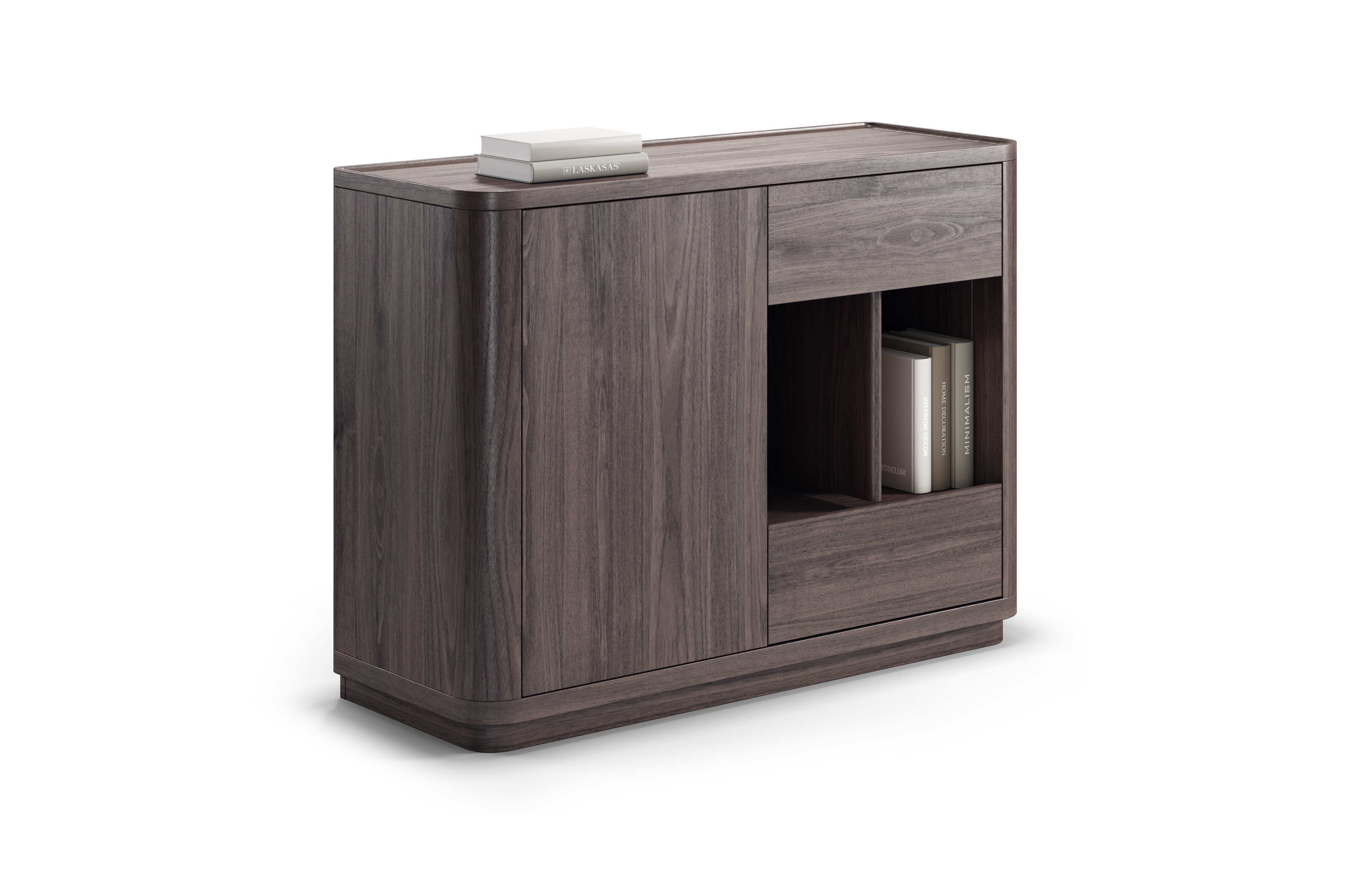 Small tea table cabinet/Black walnut