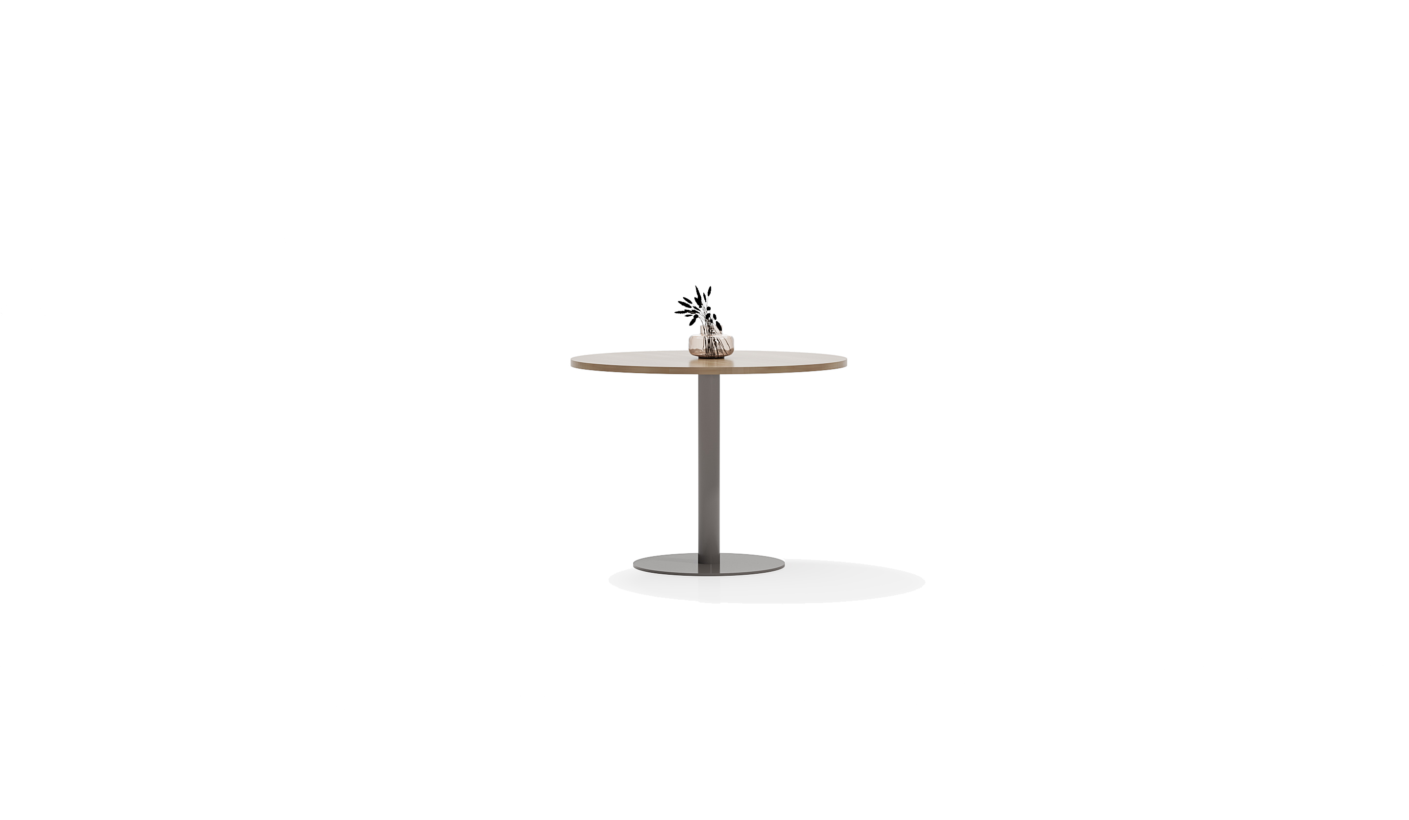 Negotiation Table /  Qianxi Oak + Space Gray