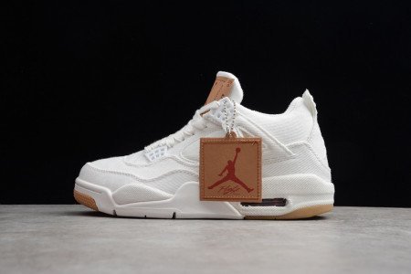 AIR JORDAN 4 WHITE DENIM