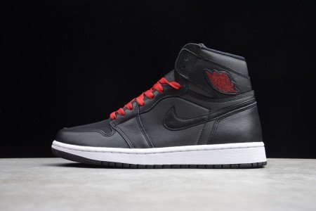 JORDAN 1 RETRO HIGH BLACK GYM RED BLACK