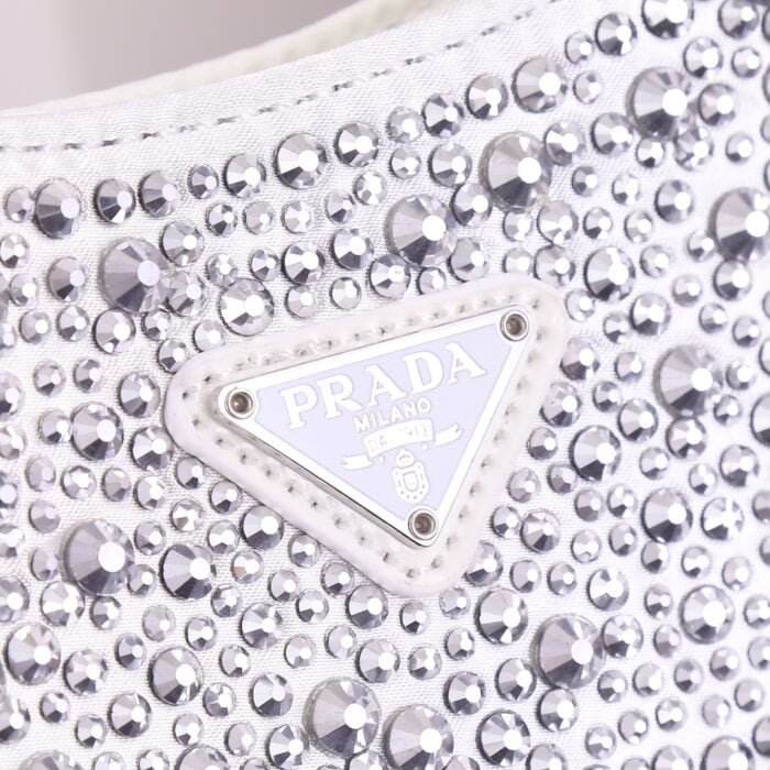 Prada Ss21 Hobo BlingBling 8801 purple size: 22*18*5cm