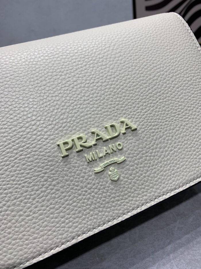 Prada renovate shoulder bag cream white 55139 Size:24*15*10.5cm