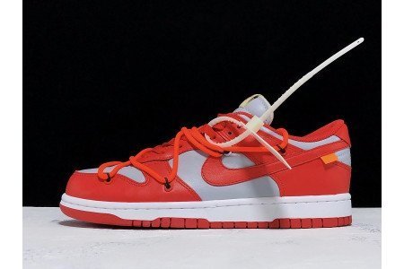NIKE DUNK LOW OW UNIVERSITY RED