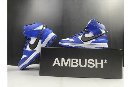 Nike Dunk High WHITE AND BLUE