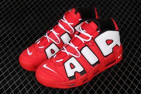 AIR MORE UPTEMPO UNIVERSITY RED BLACK WHITE (GS)