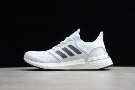 ADIDAS ULTRABOOST 20 SHOES CLOUD WHITE NIGHT METALLIC DASH GREY