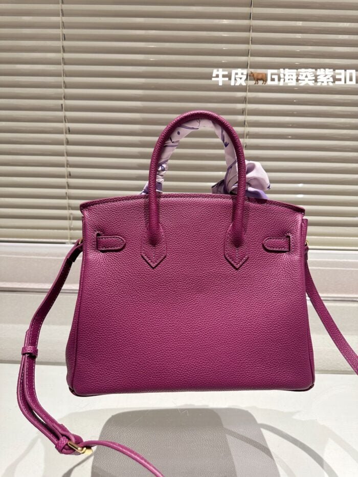 Hermès Birkin Togo Calf Gold Hardware Actino violet size: 30Cm/ 25Cm