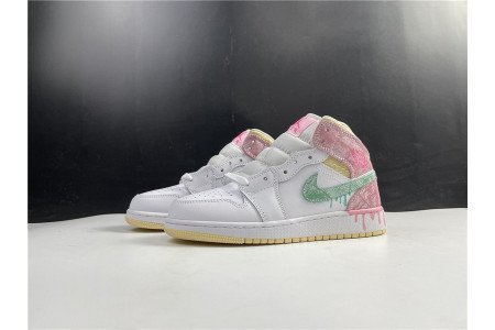 Air Jordan 1 Mid Pink Ice-Cream