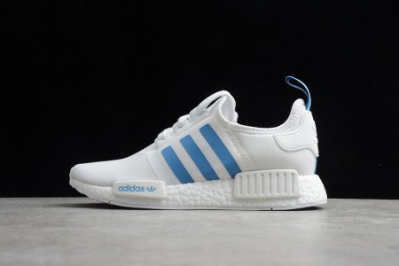 ADIDAS NMD R1 J SHOES CLOUD WHITE BLUE