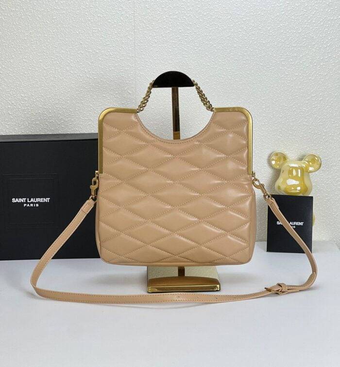 YSL23 New arrival Handbag Crossbody bag apricot 71314 size: 25*20cm