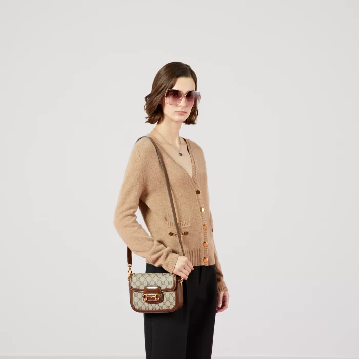 GUCCI / GG GUCCI HORSEBIT 1955 MINI BAG ?658574 HUHHG 8565