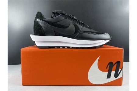 Nike LD Waffle sacai Black Nylon