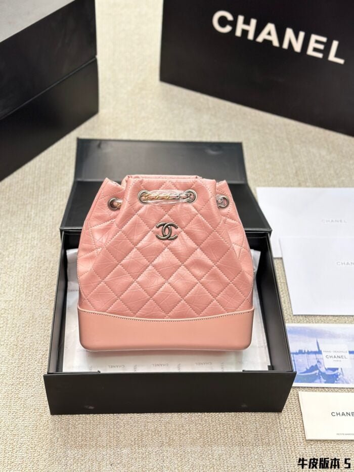 CHANEL Gabrielle Cowhide rgyle backpack 4 colors size: 23*23*10cm