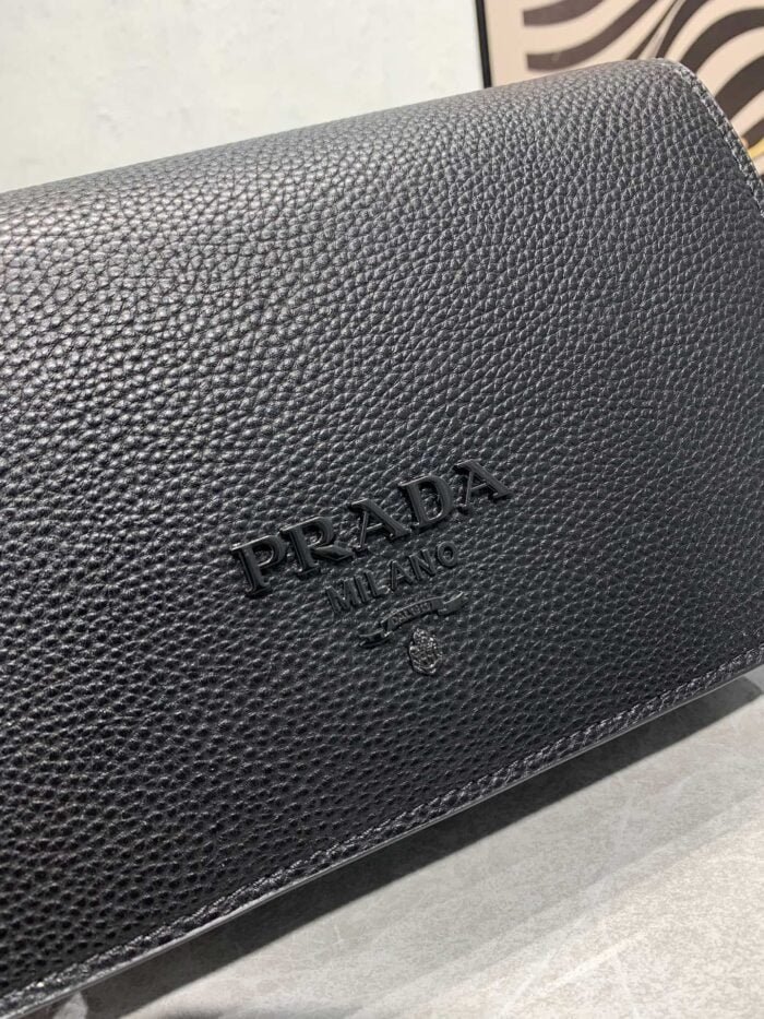 Prada renovate shoulder bag black 55139 Size:24*15*10.5cm