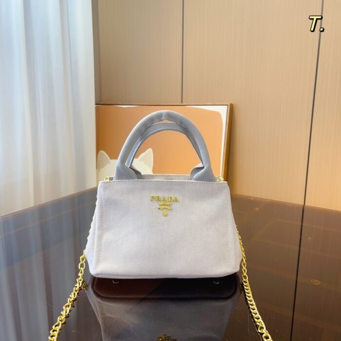 Prada Flou canvas handbag 4 colors size: 22*12*14cm