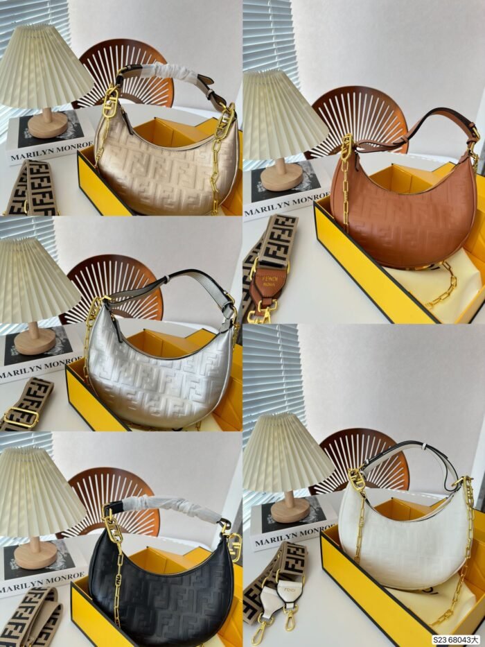 FENDI half moon bag Underarm bag size: 28*16cm
