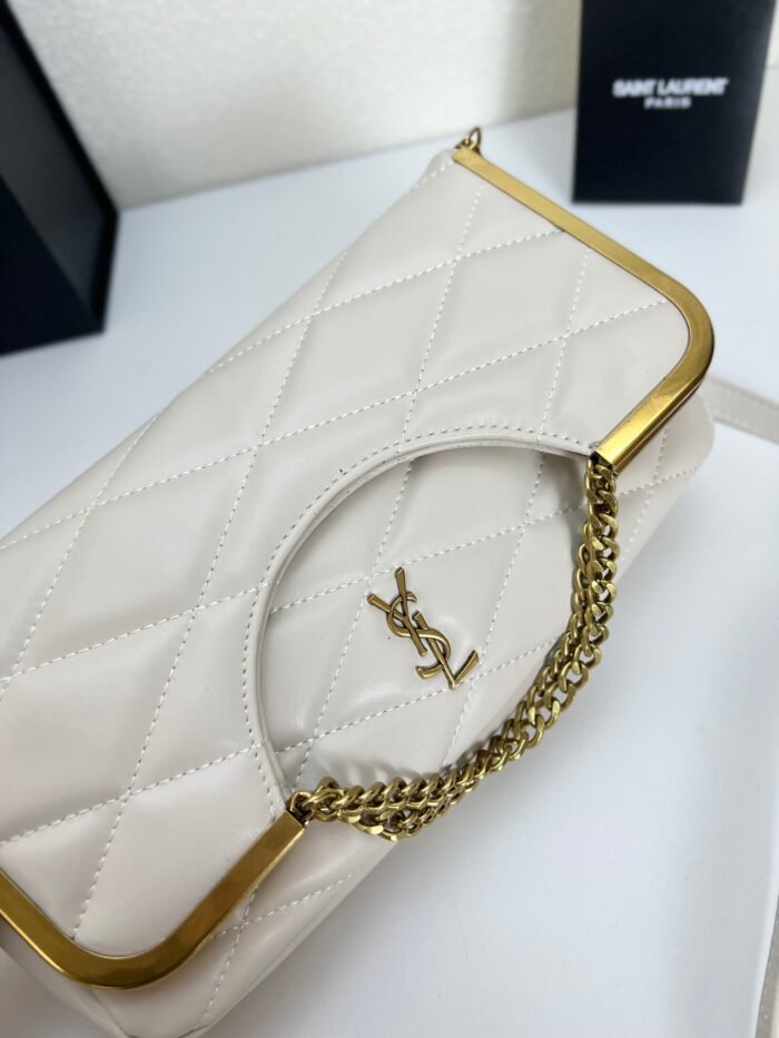 YSL23 New arrival Handbag Crossbody bag white 71314 size: 25*20cm