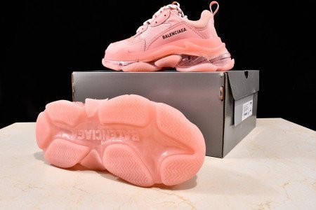 Balenciaga TRIPLE S TRAINERS CLEAR SOLE TRAINER PINK