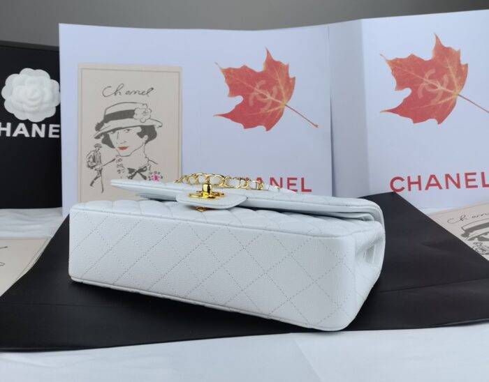 Chanel classic flap bag a01112 medium size: 15.5×25.5×6.5cm