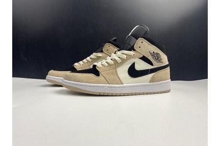 Air Jordan 1 Mid Barely Orange Light Violet