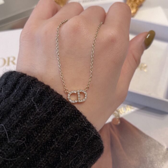 DIOR CD Diamond necklace