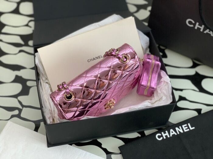 Chanel 24c Five-pointed twin chain bag size: 20*15*4cm