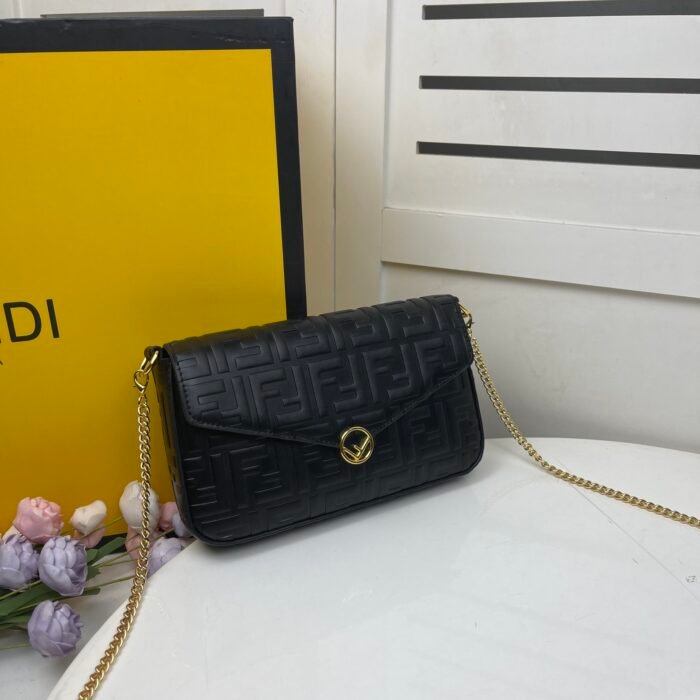 FENDI Three-piece leather wallet 2122 Size: 23CM