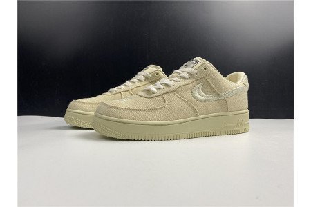 Stussy x Nike Air Force 1 Low ?Fossil Stone?